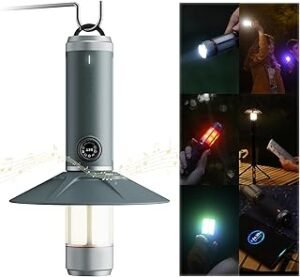 8 in 1 Camping Lantern with Mini Speaker