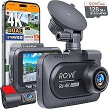 ROVE R2-4K DUAL Dash Cam Front and Rear